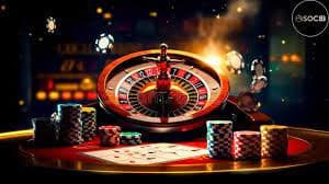 Slot game interface showing reels, paylines, and spin button on betogel toto